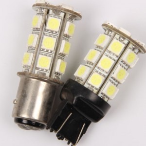 27smd 5050 automata led féklámpa 1157 7443