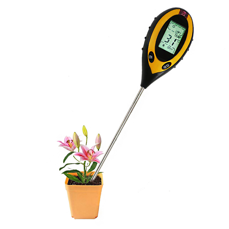 Beltéri kültéri kerti szerszám Talaj pH nedvességmérő hossza 198 mm Hosszú szonda