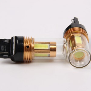 új dizájn autófordulatjelző lámpák 7,5w-os csőfedéllel borító autóval és fordulatszámjelző lámpával w21w t20 7440 led fény