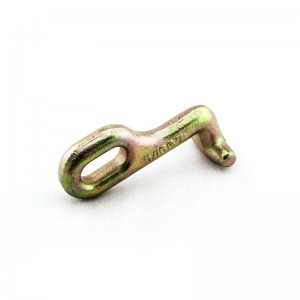 Kovácsolt G70 T horog hegesztett csatlakozással sárga