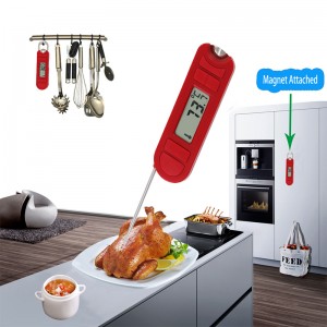 Konyha háztartási összecsukható belső szonda Super gyorsétterem digitális hús hőmérő Grill főzés barbecue