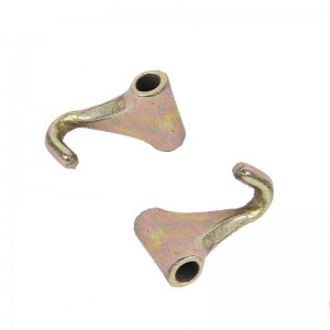 Kovácsolt ujjhegy horog sárga