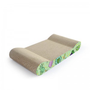 Beltéri karton macska ház többfunkciós kombinált papír macska ház