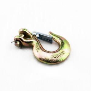 G70 Kovácsoltvas ötvözött acél A331 Clevis Slip horog YZ zárral