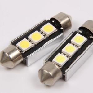canbus hibamentes 5050 3smd 36mm-es fesztivál izzó