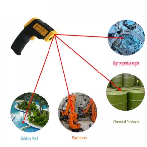 -50 ~ 380 nagy pontosságú több infravörös ipari hőmérő