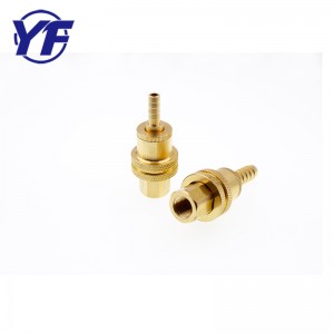 Nagy pontosságú kis nyomású kis fém alkatrészek gyors hidraulikus csatlakozó