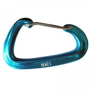 AC-01 típusú alumínium karabiner drótkapu