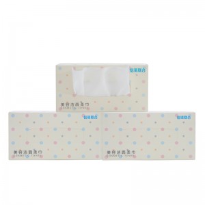 Eldobható arctisztító törlő