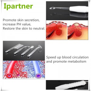 Forró eladás Hordozható D'arsonval magas frekvencia akne és hajhullás kezelésére