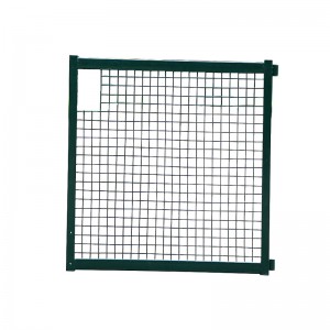 Braze-hegesztési kapu porbevonatú kerítés