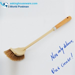 Akbrand WC-kefe strandfogantyú rozsdamentes acél gyűrűvel