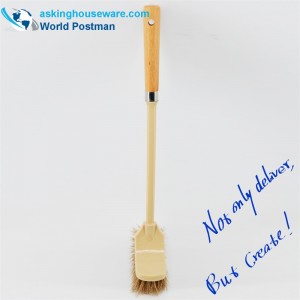 Akbrand WC-kefe strandfogantyú rozsdamentes acél gyűrűvel