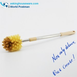 Akbrand WC-tál kefe elasztikus rozsdamentes acél cső