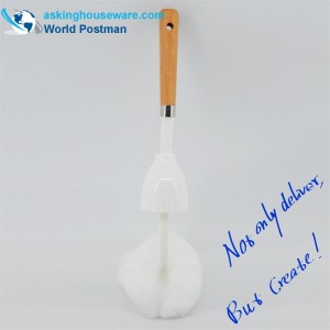 Akbrand puha WC-tisztító kefe strandkezelő tálszárítóval