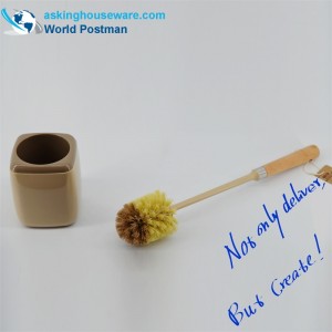 Akbrand WC-tál-kefe strandfogantyú négyzettartóval