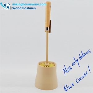 Akbrand WC-tál-kefe-készlet Beach Fogantyú matt tartóval