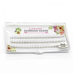 Közvetlen gyári J / B / C / D / L nagykereskedelmi egyedi szempilla meghosszabbítás