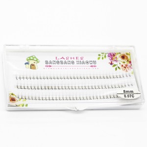 Közvetlen gyári J / B / C / D / L nagykereskedelmi egyedi szempilla meghosszabbítás