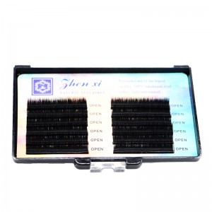 Közvetlen gyári J / B / C / D / L nagykereskedelmi egyedi szempilla meghosszabbítás.