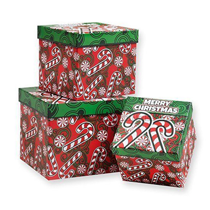Custom Design karácsonyi ajándék csomagolás torta doboz