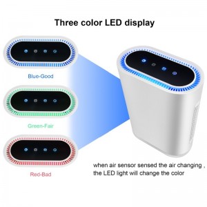 Por és füst levegő ionizáló tisztítószer ózon légtisztító HEPA szűrővel