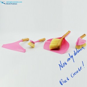 Akbrand háztartási bambusz fogantyútisztító kefék készlet 4in1