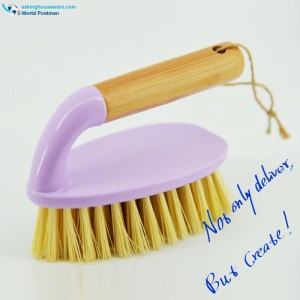 Akbrand Bamboo fogantyú súrolás tisztító kefe cipő kefe ruha kefe