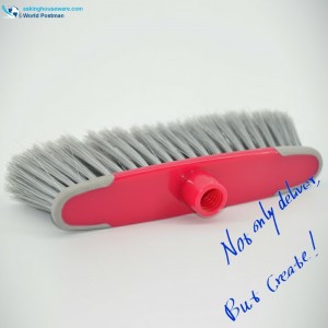 Akbrand kerek felni műanyag seprűfej puha TPR-vel, mindkét oldalán Bordure-val