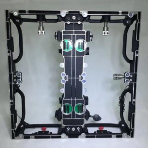 100% -ban teljesen elöl szervizkölcsönző 500x500 mm-es LED képernyőrendszer P3.91 kültéri bérelhető LED videó fal