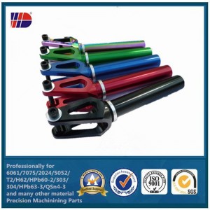 hIgh precíziós alumínium CNC megmunkáló rész homokfúvással és anoidzzel