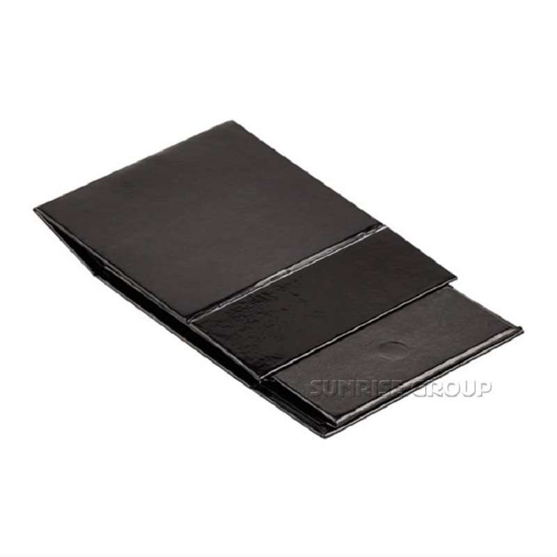 Fekete nyomtatási papír karton csomagolás ruházati vásárlás ajándék csomagolás