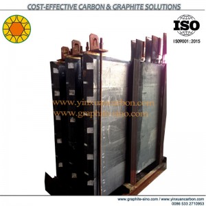 Grafit anódok elektrolízis és galvanizálás ipar számára