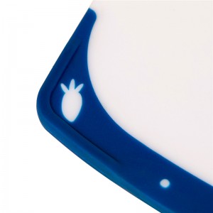 Fekete, BPA-mentes mosogatógépben való biztonságos konyhai vágódeszka fogantyúval (3 darabos készlet)