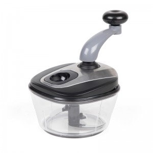 Többfunkciós fekete zöldségsaláta és gyümölcs kézzel vágó aprító szeletelő