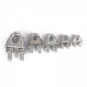 Kiváló minőségű ipari acél kötélcsavarok, lift drótkötél bilincs