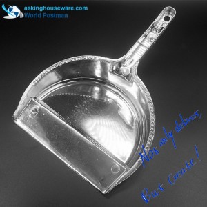 Akbrand félkör alakú porlapos kefekefe ezüst bevonatú hosszú fogantyúval