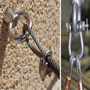 Metrikus menet, horganyzott DIN580 szemcsavar