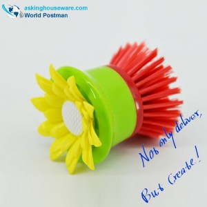 Akbrand kis konyhai edénytisztító kefe napraforgó díszítéssel