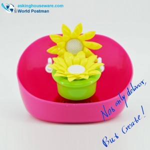 Akbrand konyhai tisztítókefe és tárolódoboz szett balekokkal