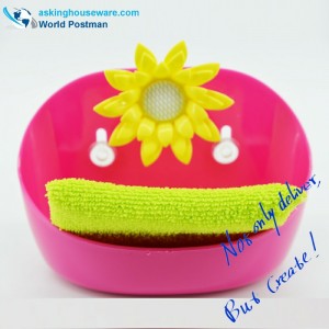 Akbrand konyhai tisztító szivacs súroló- és tárolóvödör szett szopókkal