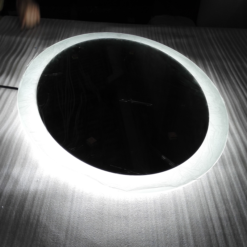 EU és USA luxus világító LED-es világítású háttérvilágítással felszerelt fürdőszoba tükör - ENE-AL-115