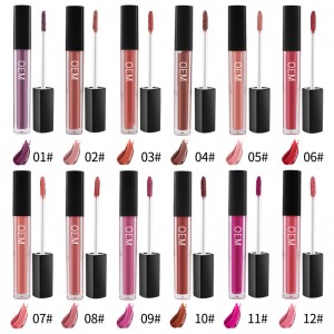Magántulajdonban lévő magas minőségű Colorpop Matte Lipgloss folyékony rúzs OEM Lipgloss