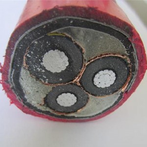 Közepes feszültségű 11KV 3 magos páncélozott kábel / PVC Swa elektromos kábel acélhuzal