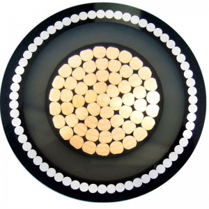 XLPE szigetelés SWA 240mm2 Mv tápkábel 11KV rézvezető