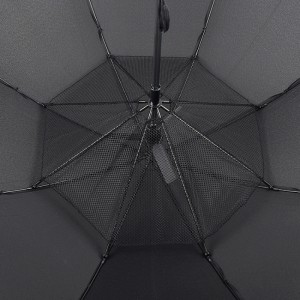 27inches Solar Power Panel nagy ventilátoros esernyő USB töltő port Új találmány Golf esernyő