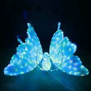 CD-LS122 3D LED-es világítású pillangó modellező fény dekorációk