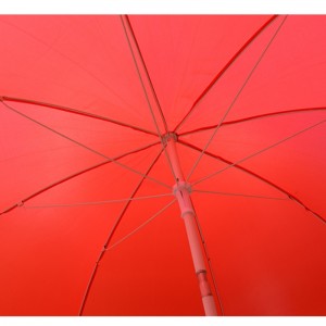 Poliészter anyagból készült, könnyű, rugalmas, szabadtéri esernyő