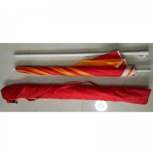 Poliészter anyagból készült, könnyű, rugalmas, szabadtéri esernyő