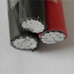 Felső 600V-os triplex szerviz cseppkábel 2AWG 4AWG 2 / 0AWG 4 / 0AWG 350MCM